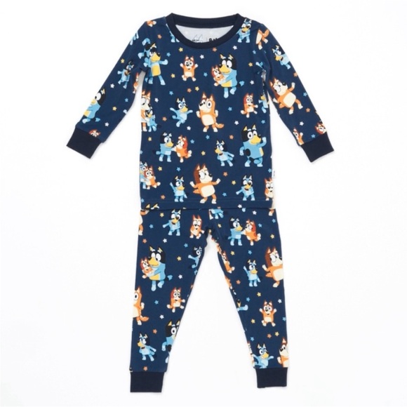 Little Sleepies Bluey Pajamas 5/6 NWT